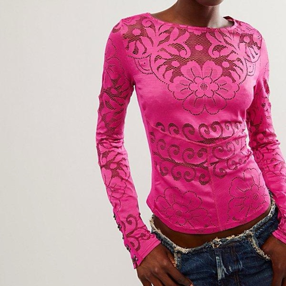 Free People Wild Roses Top